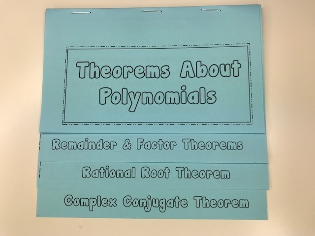 Poly Theory Math 4 Big Theorems About Polynomials - Flamingo Math with Jean Adams