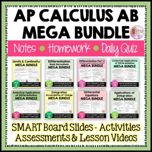 AP Calculus AB Mega Bundle