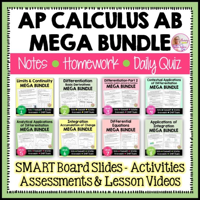 AP Calculus AB Mega Bundle