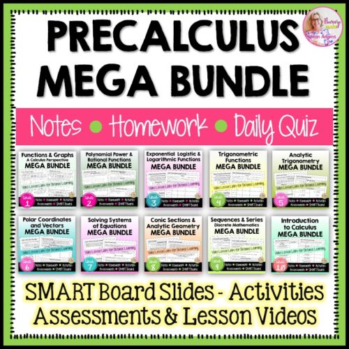 PreCalculus Curriculum Mega Bundle