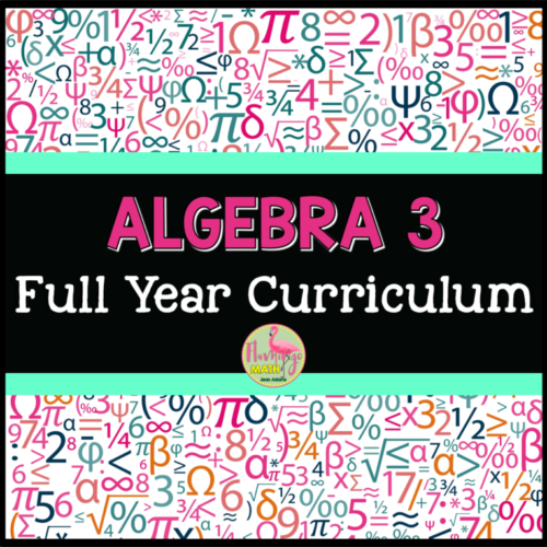 Algebra 3 Curriculum