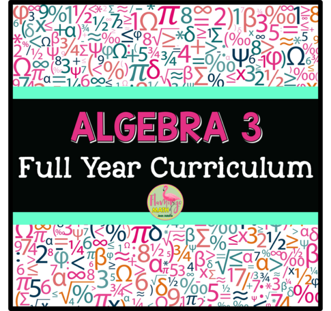 Algebra 3 Curriculum