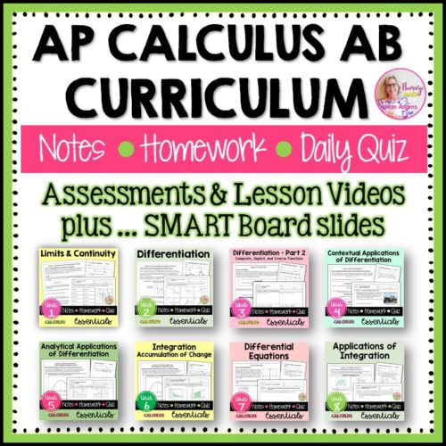 AP Calculus AB Curriculum (No Activities)