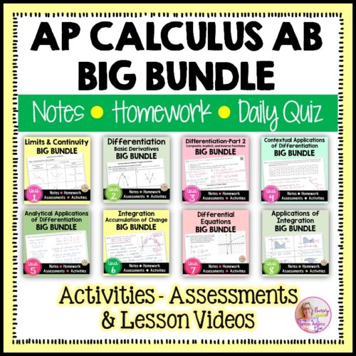 AP Calculus AB Big Bundle