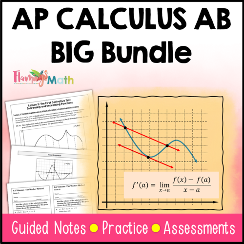 AP Calculus AB Curriculum Big Bundle