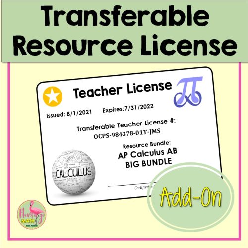 Transferable Resource License Add-On