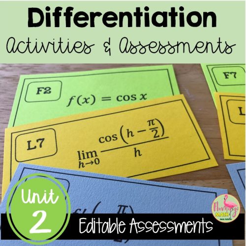 Differentiation Activities and Assessments Bundle