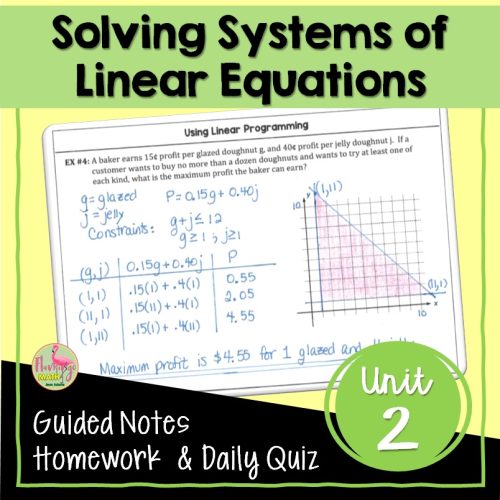 Solving Systems of Linear Equations (Algebra 3)