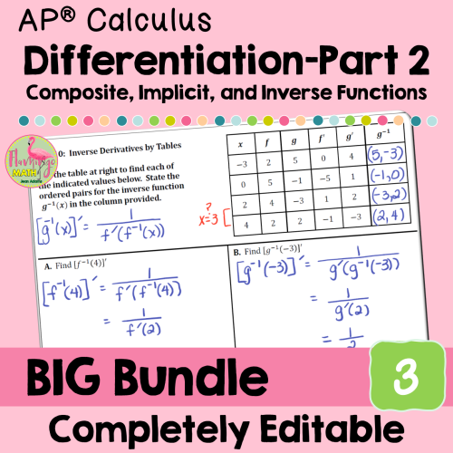 Differentiation-Part 2 Big Bundle