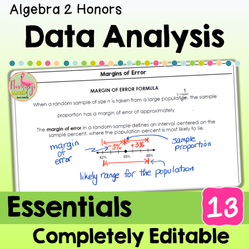 Data Analysis and Statistics Essentials Bundle (Algebra 2)