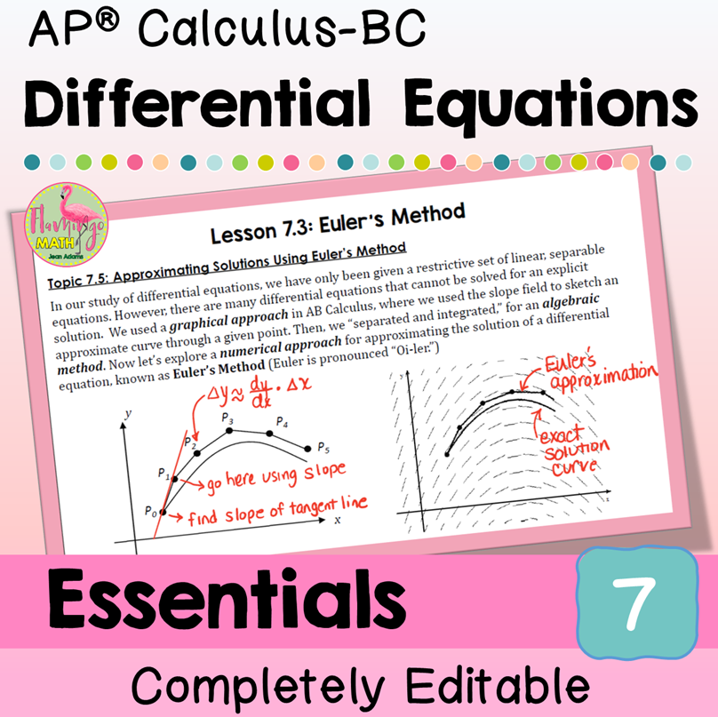 Differential Equations Essentials Bundle (AP Calculus BC) - Flamingo ...