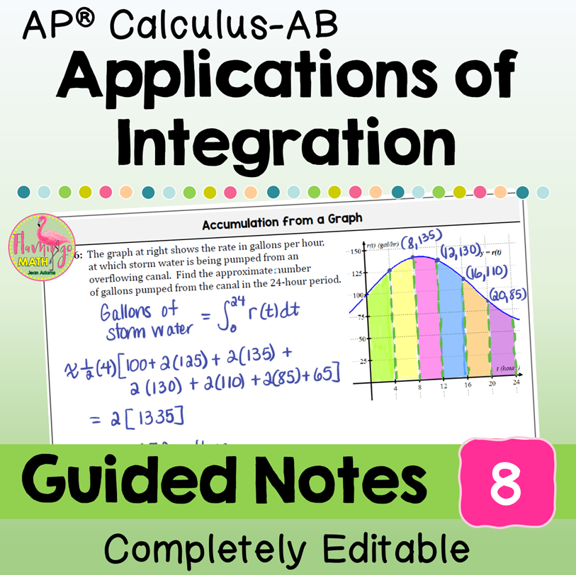 Applications of Integration Guided Notes (AP Calculus AB)