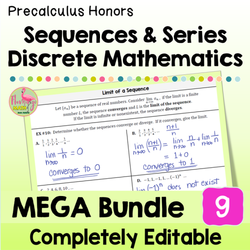 Sequences & Series MEGA Bundle (Precalculus)