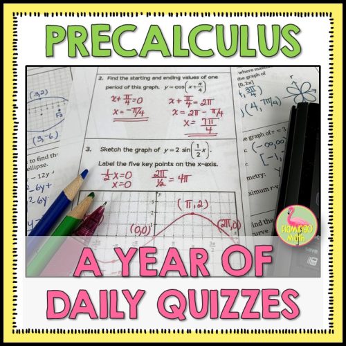 Precalculus A Year of Daily Quizzes