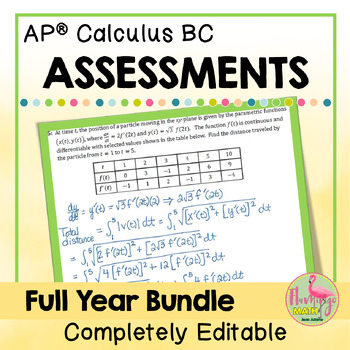 AP Calculus AB-BC Assessments Bundle