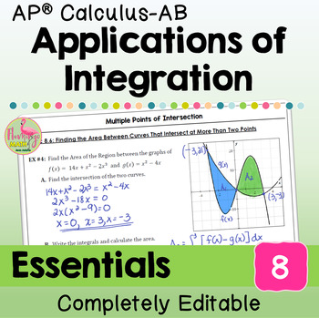 Applications of Integration Essentials Bundle (AP Calculus AB)