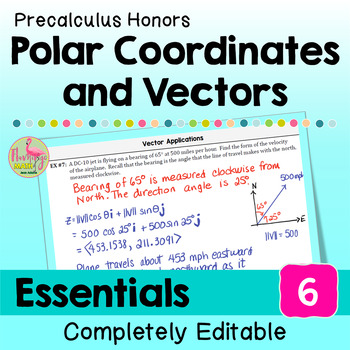 Polar Coordinates and Vectors Essentials (Precalculus)