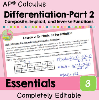 Differentiation-Part 2 Essentials Bundle