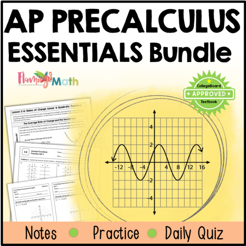AP Precalculus Curriculum Essentials Bundle