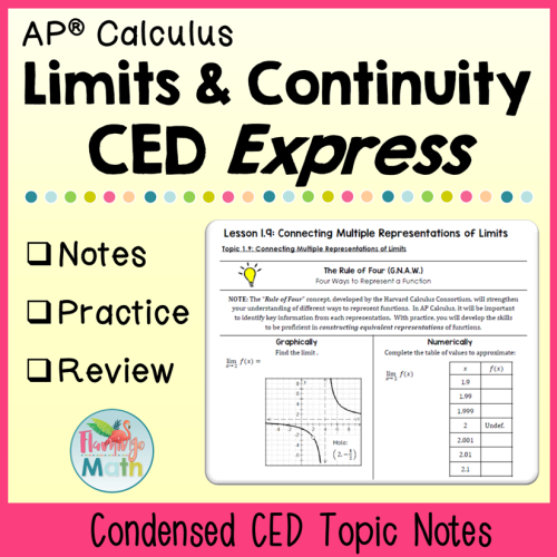 Limits and Continuity CED Express Bundle