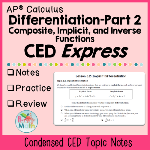 Differentiation-Part 2 CED Express Bundle