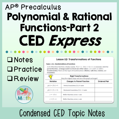 CED Express Bundle Polynomials and Rational Functions-Part 2