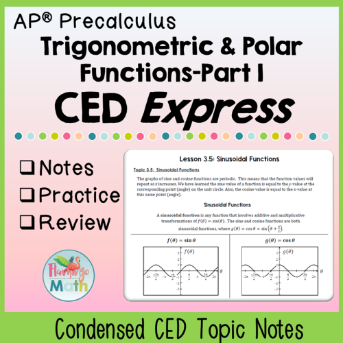 CED Express Bundle Trigonometric and Polar Functions Part 1