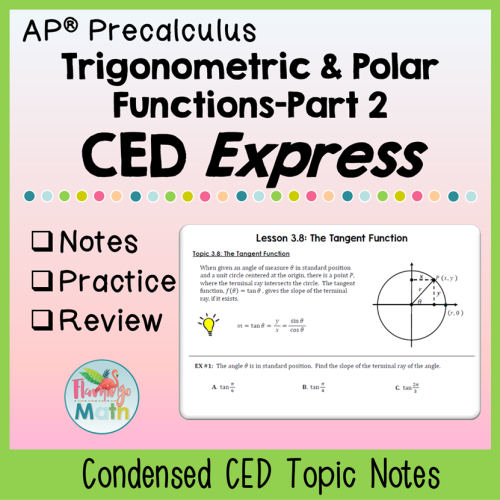 CED Express Bundle Trigonometric and Polar Functions Part 2