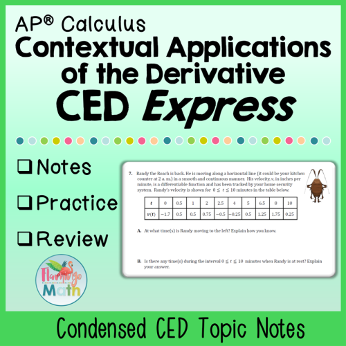 Contextual Applications of the Derivative CED Express Bundle
