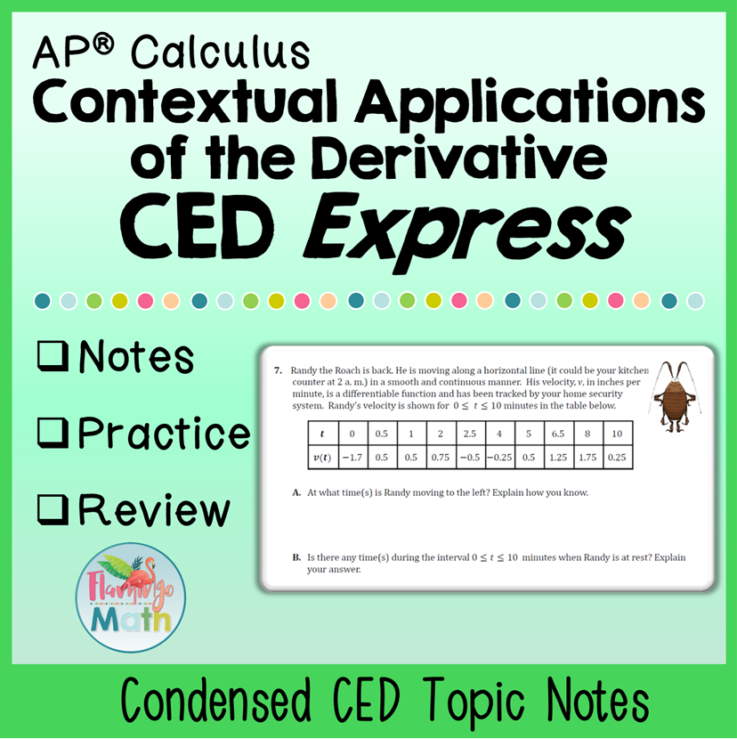 Contextual Applications of the Derivative CED Express Bundle