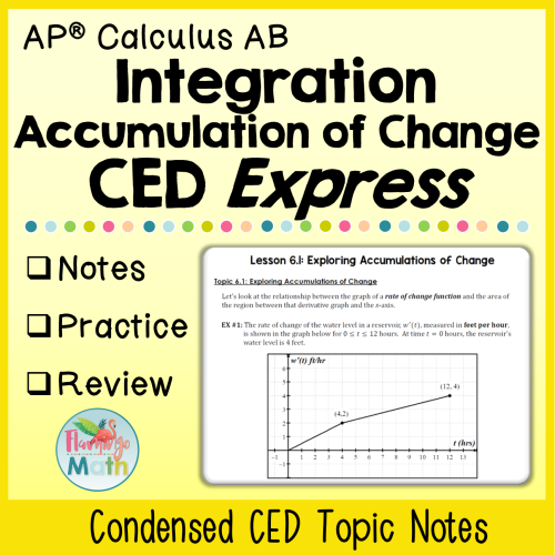 Integration and Accumulation of Change CED Express (AP Calc AB)