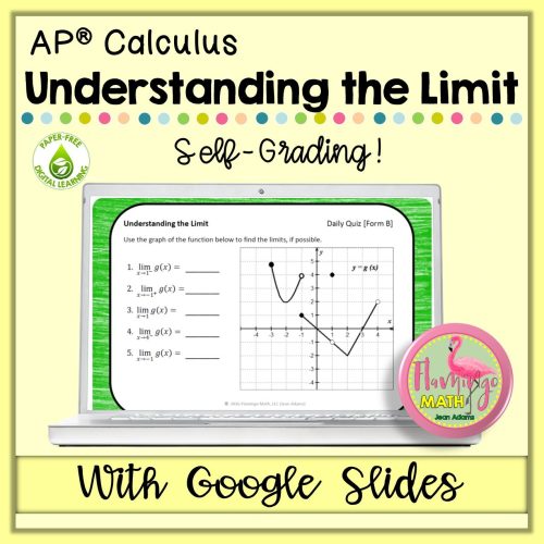Calculus Understanding the Limit Google Quiz (Topic 1.2)