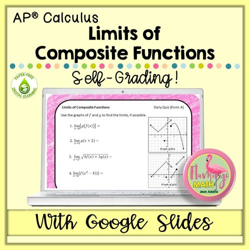 Calculus Limits of Composite Functions Google Quiz (Topic 1.4)
