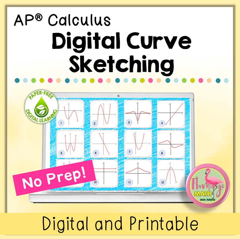 AP Calculus Digital Curve Sketching Card Sort (Digital and Printable)