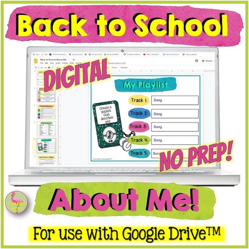 Back to School About Me for Google Slides (Digital)