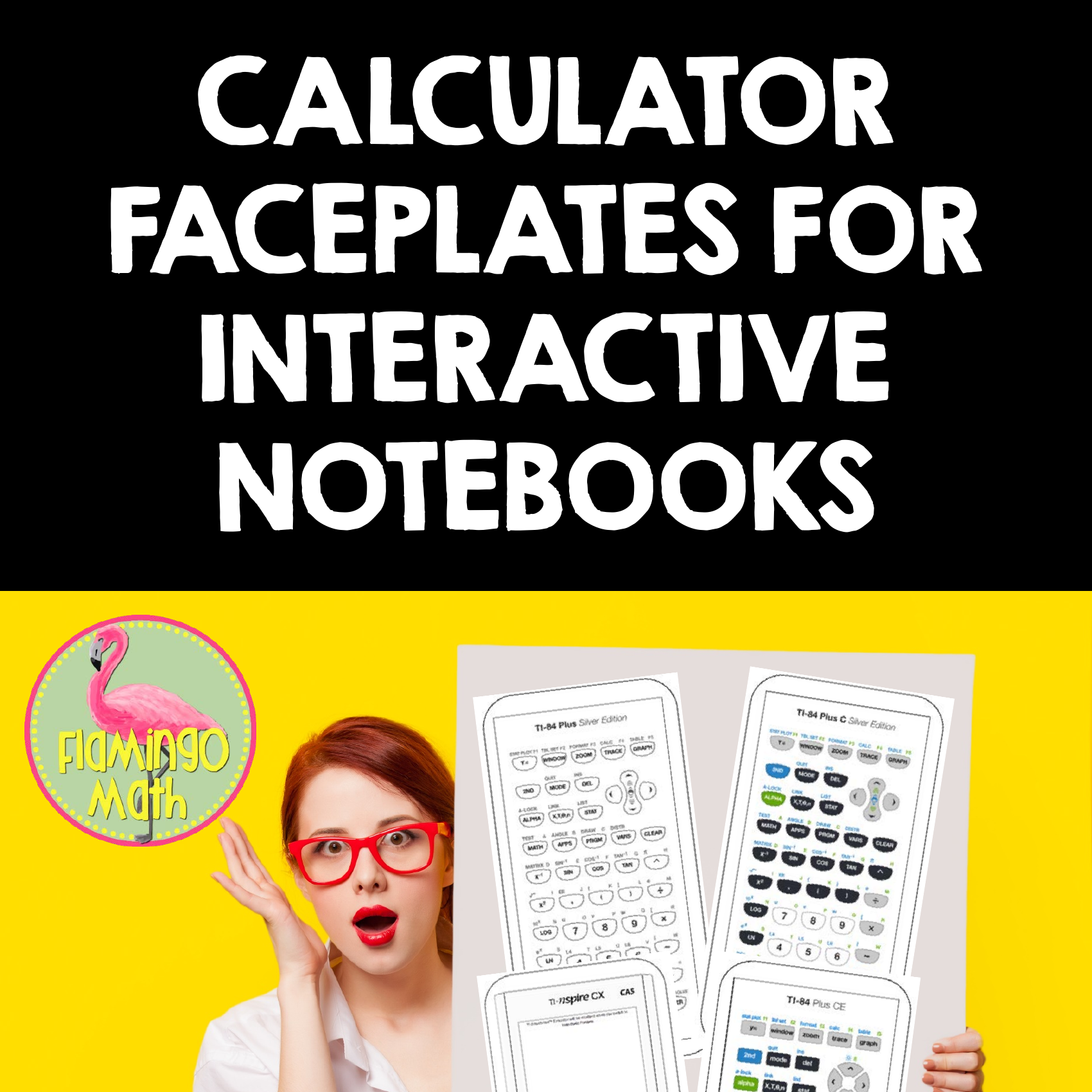 Calculator Faceplates for Interactive Notebooks