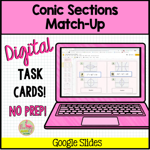 Conic Sections Digital Sort and Match Activity (Google Slides)