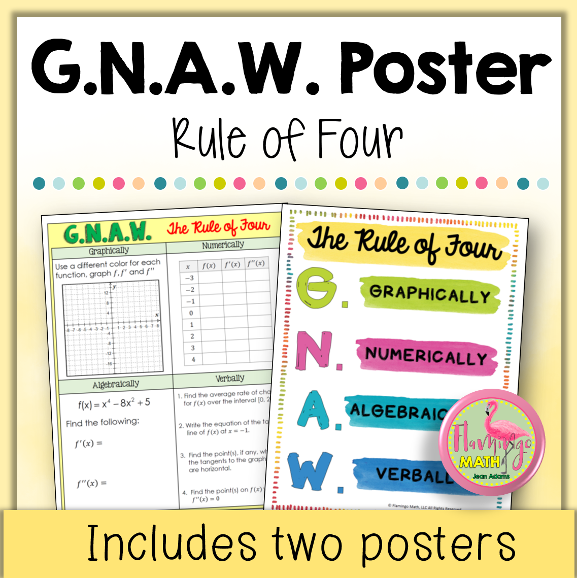 G.N.A.W. Rule of Four Poster (Includes Two Posters)