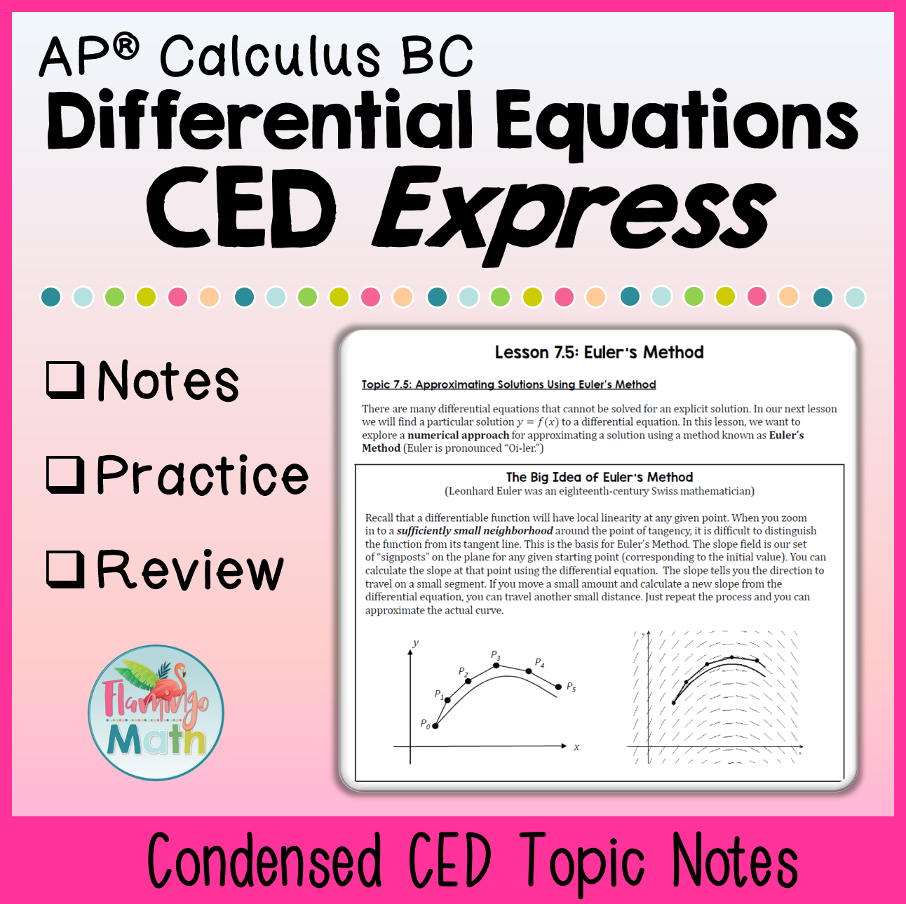 Differential Equations CED Express (AP Calculus BC)