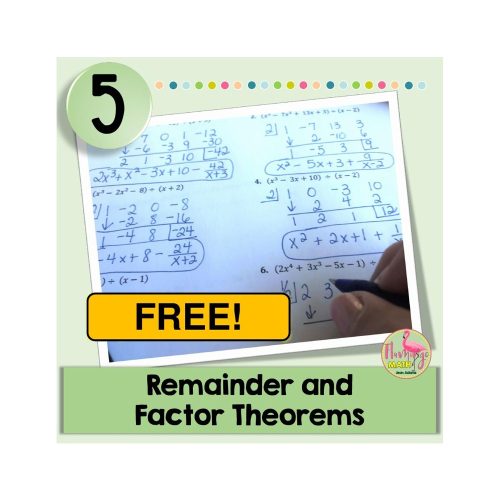 Remainder and Factor Theorems (Algebra 2 - Unit 5)