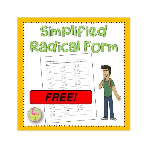 Simplified Radical Form (Algebra 2 - Unit 6)