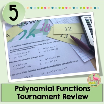 Polynomial Functions Tournament Review Activity (Algebra 2 - Unit 5)