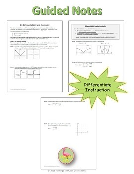 Differentiability and Continuity (Unit 2 Calculus) - Image 2