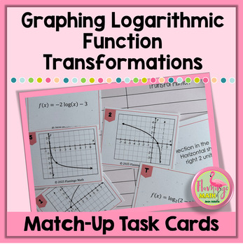 Graphing Logarithmic Function Transformations Match-Up Activity