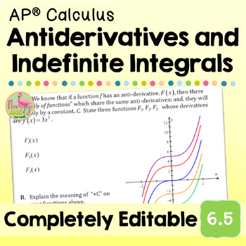 Antiderivatives and Indefinite Integration (Unit 6 AP Calculus)
