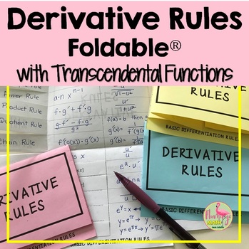 Derivative Rules Foldable Transcendental Functions