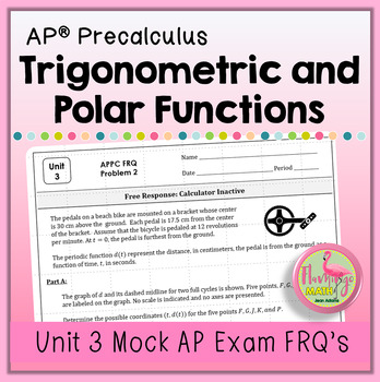 AP Precalculus Mock Free Response FRQ Set (Unit 3)