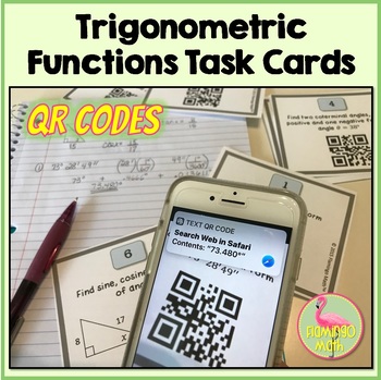 PreCalculus Trigonometric Functions Activity With QR Codes