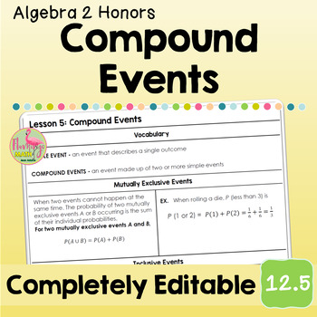 Compound Events (Algebra 2 - Unit 12)
