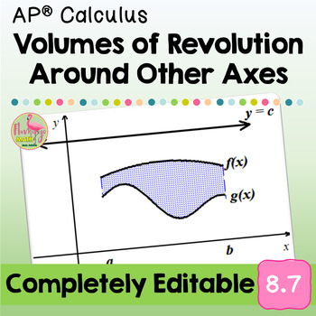 Volume of Revolution Around Other Axes with Lesson (Unit 8 AP Calculus)